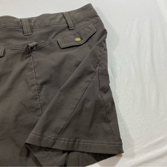 ATHLETA Dipper Mini Skort Golf Skirt pockets Drawstring waist 32 Olive c… - Picture 8 of 15